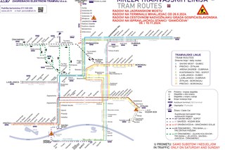 Izmjene u tramvajskom prometu za vikend zbog ulaganja u modernizaciju ispravljačke stanice